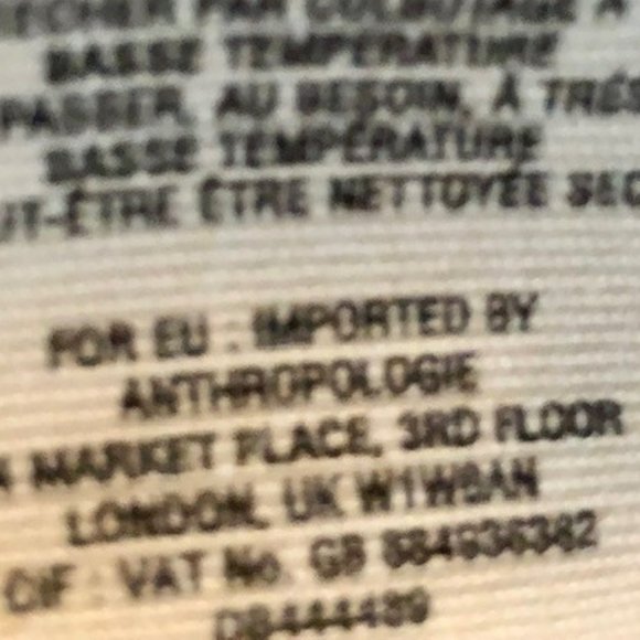 Anthropologie Cartonnier Charlie Brushstroke Ankle/Cropped Pants Navy - 12 - Picture 13 of 14